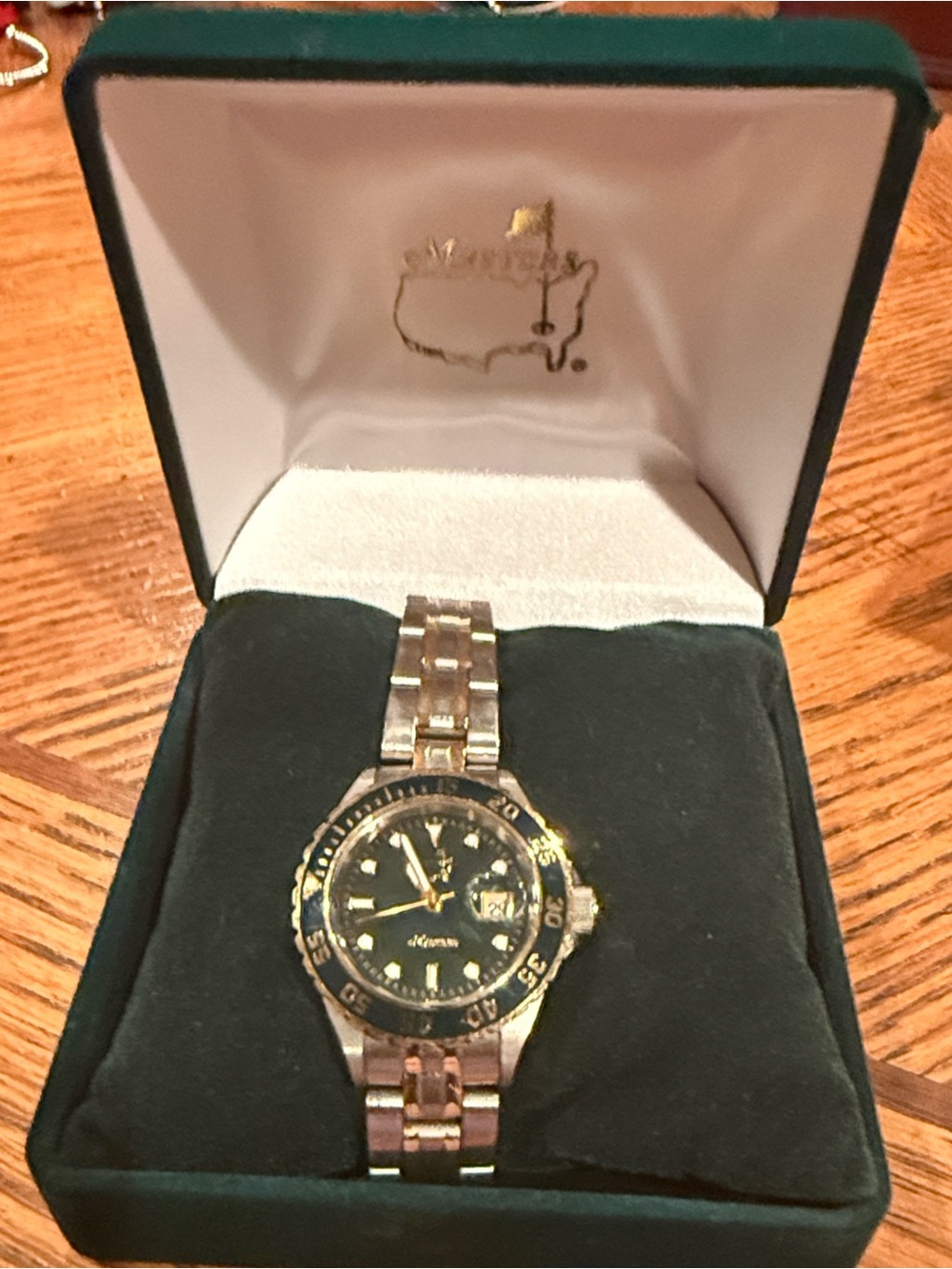 Women’s Two-Tone Stainless Steel Dive Watch - Black Dial Augusta National 2003